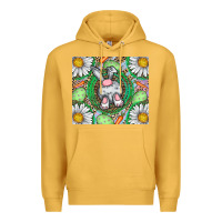 Mustard Easter Bunny Premium Hoodie - CowhideDigitalArt