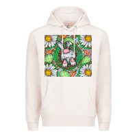 Pale Pink Easter Bunny Premium Hoodie - CowhideDigitalArt