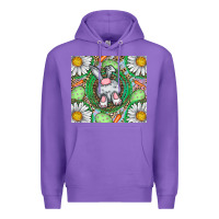 Purple Easter Bunny Premium Hoodie - CowhideDigitalArt