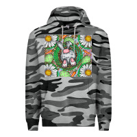 Slate Camo Easter Bunny Premium Hoodie - CowhideDigitalArt