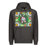 Smoke Easter Bunny Premium Hoodie - CowhideDigitalArt