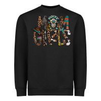 Black mom of girls Heavyweight Sweatshirt - RacoonDesign