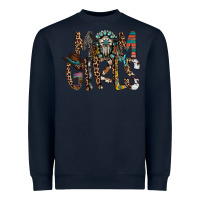 Navy mom of girls Heavyweight Sweatshirt - RacoonDesign