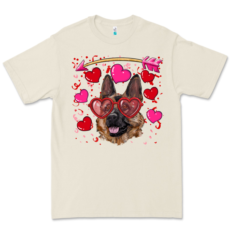 Valentine's German Shepherd Premium Tee by RanaPortraitStore | Teevron