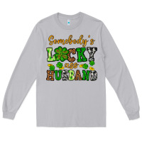 Moon Dust St. Patrick's Somebody's lucky as husband Long Sleeve Tee - OliviaCreatesArt