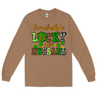 Toasted Coconut St. Patrick's Somebody's lucky as husband Long Sleeve Tee - OliviaCreatesArt