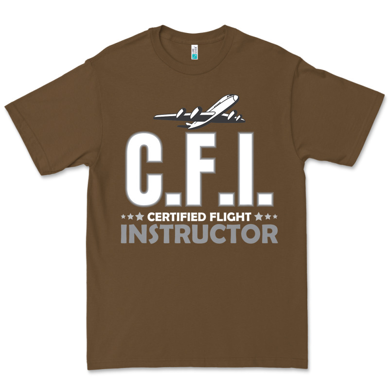 Cfi Cfi Certified Flight Pilot Gift Cfi Flying Instructor Premium Tee by longCreatives | Teevron