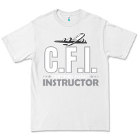 White CFI CFI Certified Flight Pilot Gift CFI Flying Instructor Premium Tee - longCreatives