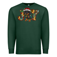 Sports Green dachshund puppy christmas joy Premium Sweatshirt - BarkalooDesign