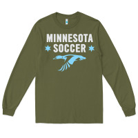 Army Green Minnesota Soccer Fan Gear  FC , United T Long Sleeve Tee - longCreatives