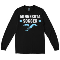 Black Minnesota Soccer Fan Gear  FC , United T Long Sleeve Tee - longCreatives