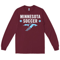Burgundy Minnesota Soccer Fan Gear  FC , United T Long Sleeve Tee - longCreatives