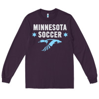Plum Minnesota Soccer Fan Gear  FC , United T Long Sleeve Tee - longCreatives