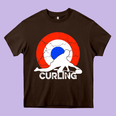 Curling Heavy Core Tee Designed By Bettercallsaul