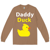 Toasted Coconut Funny Daddy Duck Rubber Duck Long Sleeve Tee - longCreatives