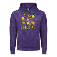 Cloud Purple ı'm just here for the crawfish olivia Vintage Hoodie - OliviaCreatesArt