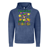 Vintage Denim ı'm just here for the crawfish olivia Vintage Hoodie - OliviaCreatesArt