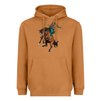 Meerkat western horse rodeo Heavyweight Hoodie - BarkalooDesign