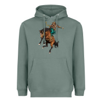 Sage western horse rodeo Heavyweight Hoodie - BarkalooDesign