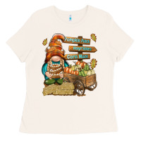 Bone Pumpkin patch hayrides and corn maze Ladies Tee - NancyCooperArtShop