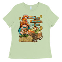 Matcha Pumpkin patch hayrides and corn maze Ladies Tee - NancyCooperArtShop