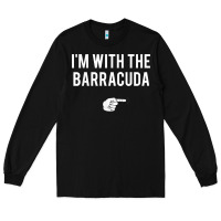 Black I_m With Barracuda Halloween Costume Party Matching Long Sleeve Tee - longCreatives