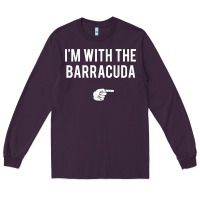 Plum I_m With Barracuda Halloween Costume Party Matching Long Sleeve Tee - longCreatives