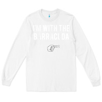 White I_m With Barracuda Halloween Costume Party Matching Long Sleeve Tee - longCreatives