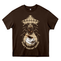 Chocolate Brown Don't Take My Coffee Heavy Core Tee - Bettercallsaul