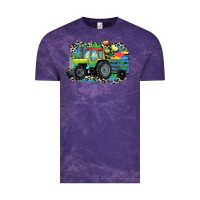 Cloud Purple Autism farm tractor Vintage Tee - CowGirlArtShop