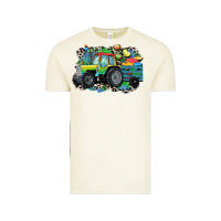 Vintage Arctic Autism farm tractor Vintage Tee - CowGirlArtShop