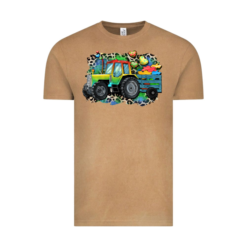 Autism Farm Tractor Vintage Tee by CowGirlArtShop | Teevron