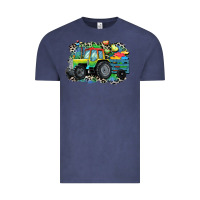 Vintage Denim Autism farm tractor Vintage Tee - CowGirlArtShop
