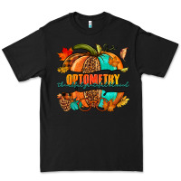 Black optometry thankful grateful blessed pumpkin Premium Tee - NancyCooperArtShop