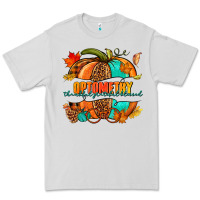 Dove Grey optometry thankful grateful blessed pumpkin Premium Tee - NancyCooperArtShop
