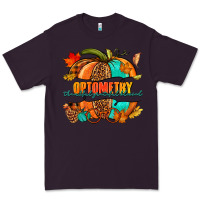 Plum optometry thankful grateful blessed pumpkin Premium Tee - NancyCooperArtShop