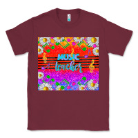 Burgundy rainbow music teacher Classic Tee - TumblerDesignByShophia