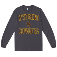 Smoke Wyoming Cowboys Men's Apparel Gameday Arch Over Cowboys Sweat Long Sleeve Tee - longCreatives