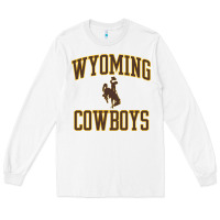 White Wyoming Cowboys Men's Apparel Gameday Arch Over Cowboys Sweat Long Sleeve Tee - longCreatives