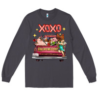 Smoke Valentine's Day Truck Farm Animals Cupid XOXO Long Sleeve Tee - FaDigitalArtStudio