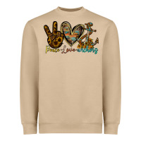 Mushroom peace love anchors Heavyweight Sweatshirt - RacoonDesign
