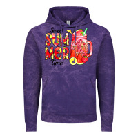 Cloud Purple sweet summer time waterolor Vintage Hoodie - CowCowDesign