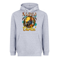 Heather Grey western rodeo darlin' sunset sunflowers weapon Heavyweight Hoodie - BarkalooDesign