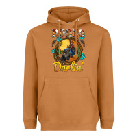 Meerkat western rodeo darlin' sunset sunflowers weapon Heavyweight Hoodie - BarkalooDesign