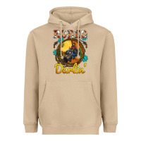 Mushroom western rodeo darlin' sunset sunflowers weapon Heavyweight Hoodie - BarkalooDesign