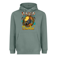 Sage western rodeo darlin' sunset sunflowers weapon Heavyweight Hoodie - BarkalooDesign