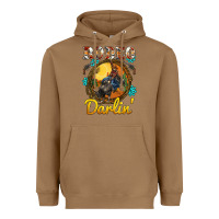 Toasted Coconut western rodeo darlin' sunset sunflowers weapon Heavyweight Hoodie - BarkalooDesign