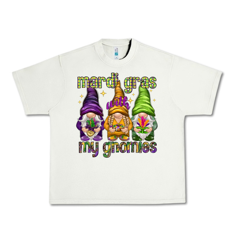 Mardi Gras With My Gnomies Urban Heavy Tee by HowdyJamesFarm | Teevron