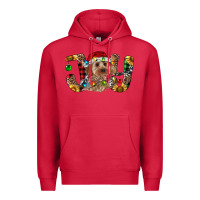 Cardinal Cockapoo Christmas Joy Premium Hoodie - RanaPortraitStore