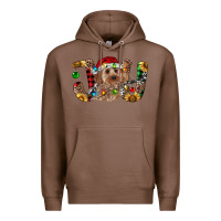 Chestnut Cockapoo Christmas Joy Premium Hoodie - RanaPortraitStore